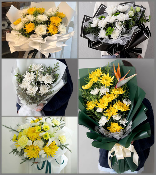 北京房山区周口店地区黄院村白事花束代送